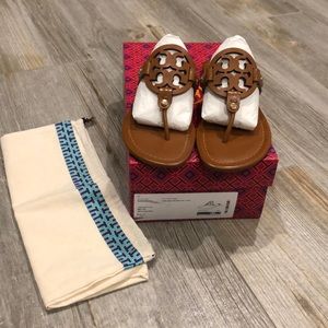 NIB Tory Burch Miller Vegan Leather Sandal Sz 8